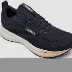 Brooks Track 4 Navy Blue Women's Athletic Running Sneakers with White Midsole